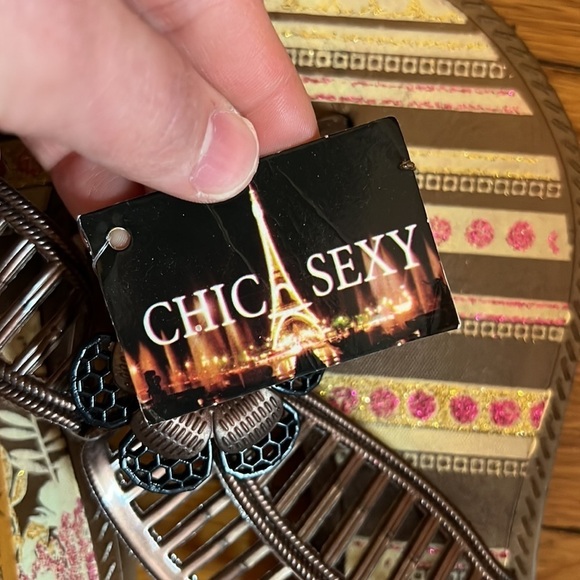 Chic sexy women’s sandals - flower design - size 37/38 (6) - Picture 2 of 6